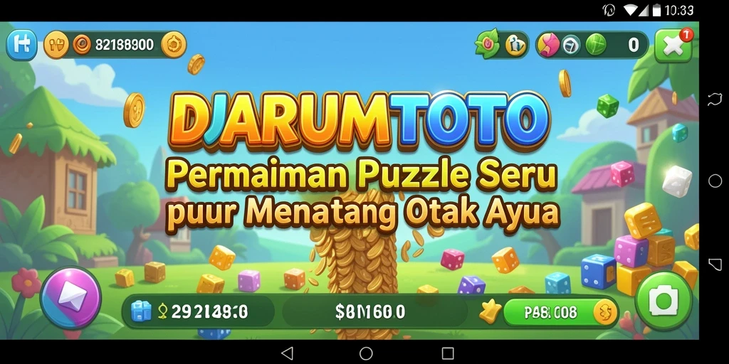 Tampilan gameplay DJARUMTOTO yang menampilkan tantangan puzzle.