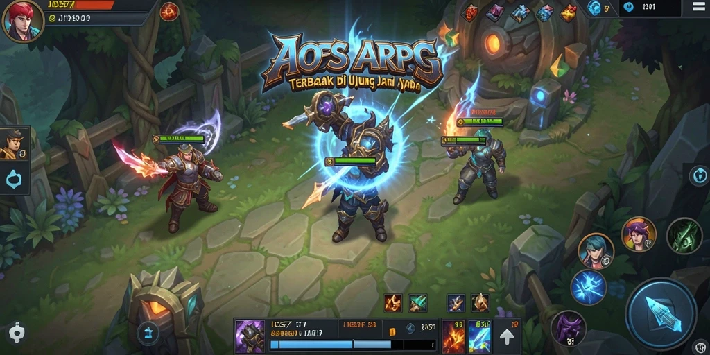 Tampilan gameplay ARPG JOS77 yang seru dan mengasyikkan.