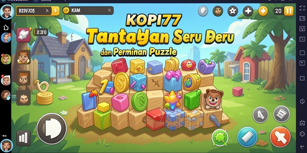 Screenshot gameplay KOPI77 menampilkan tantangan menarik dalam permainan Puzzle.