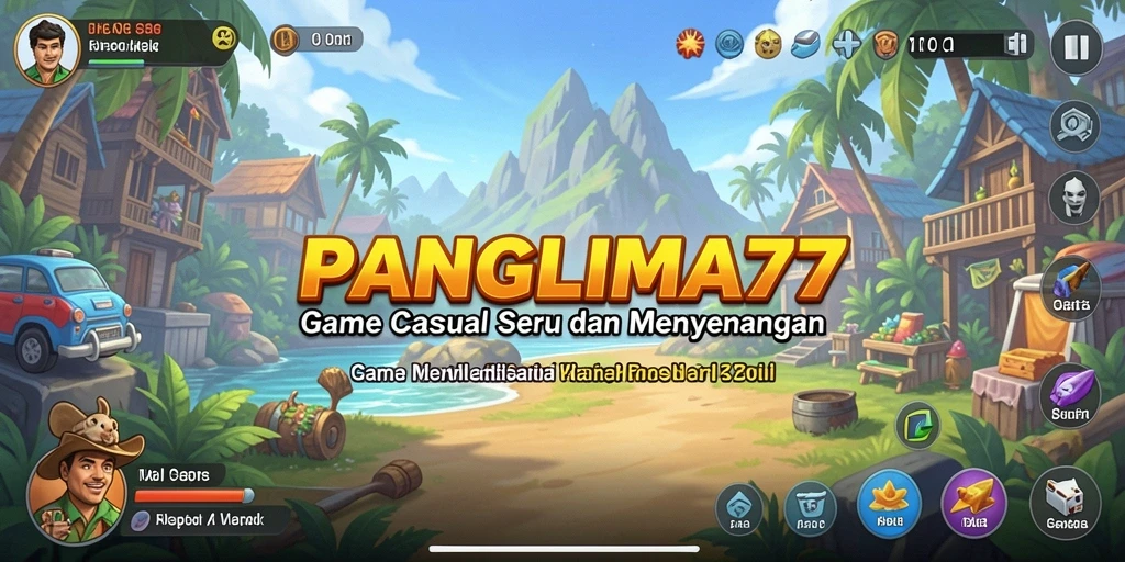 Tampilan menarik dari gameplay seru PANGLIMA77.