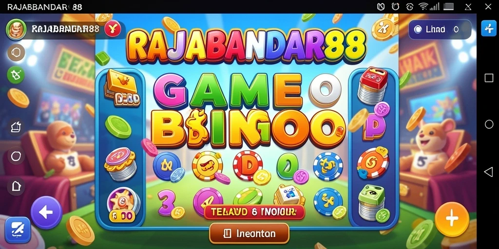 Tangkapan layar gameplay RAJABANDAR88 yang penuh keseruan Bingo.