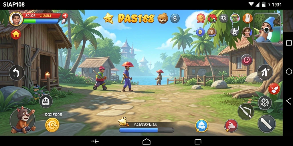 Gameplay SIAP108 yang menarik dan menyenangkan dengan grafis cerah.